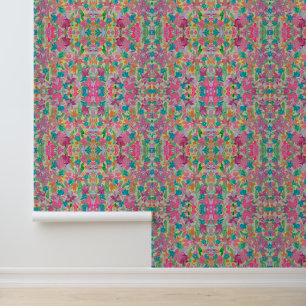 Sunny Pastel Floral Peel & Stick Tapete