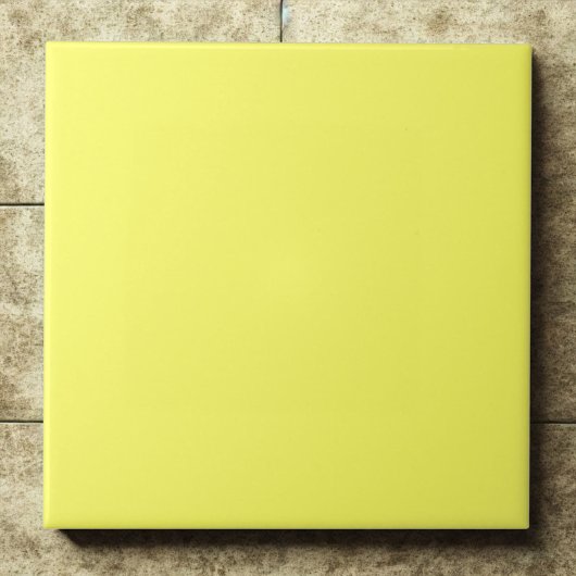 Sunny Pastel Light Yellow Fliese