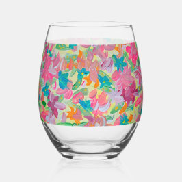 Sunny Pastel Weinglas Ohne Stiel