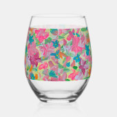 Sunny Pastel Weinglas Ohne Stiel (Rechts)