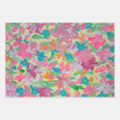 Sunny Pastel Wrapping Paper Geschenkpapier Set (Vorderseite)