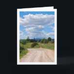 Sunny Path, Country Landscape Karte<br><div class="desc">Sunny Path,  Country Landscape Greeting Card. You can easily customize this product for free if you would like to add wording or change the color of the background.</div>