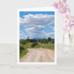 Sunny Path, Country Landscape Karte<br><div class="desc">Sunny Path,  Country Landscape Greeting Card. You can easily customize this product for free if you would like to add wording or change the color of the background.</div>