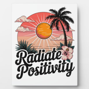 Sunny Positive Szene Fotoplatte