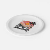 Sunny Positive Szene Pappteller (Schrägansicht)