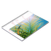 Sunny Positive Vibes Notebook Notizblock (Linke Seite)