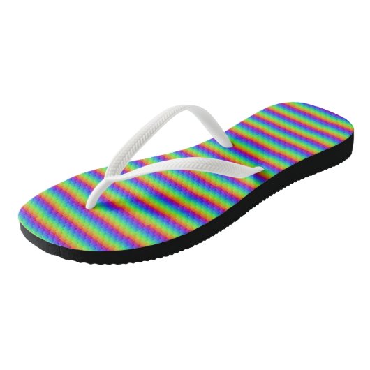 Sunny Rainbow Flip Flops Badesandalen (Schrägansicht)