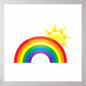 Sunny Rainbow Poster (Vorne)