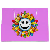 Sunny Ray Flower Große Geschenktüte (Vorderseite)