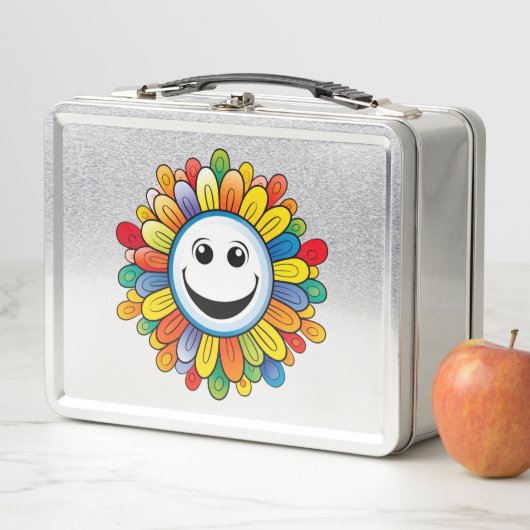 Sunny Ray Flower Metall Brotdose (Beispiel)