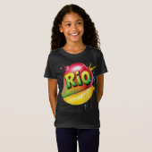 Sunny Rio, Mango, von Natasha Us T-Shirt (Vorne ganz)