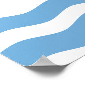 Sunny Sailing Day Poster (Ecke)