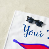 Sunny Sailing Day Strandtuch (Beispiel)