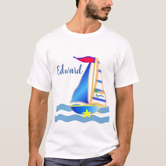 Sunny Sailing Day T-Shirt (Vorderseite)