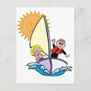 Sunny Sailing Postkarte