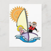 Sunny Sailing Postkarte (Vorderseite)