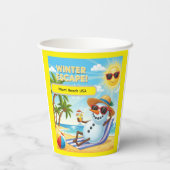 Sunny Sands Resort Pappbecher (Rückseite)