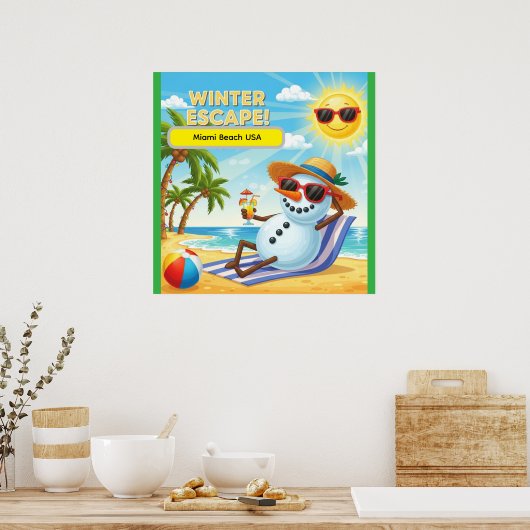 Sunny Sands Resort Poster (Küche)