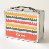 Sunny Scallops Metall Brotdose (Vorderseite)