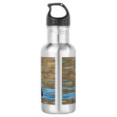 Sunny Sea Otter Edelstahlflasche (Rückseite)