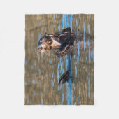 Sunny Sea Otter Fleecedecke (Vorderseite)