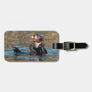 Sunny Sea Otter Gepäckanhänger