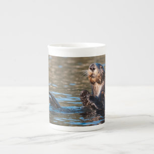 Sunny Sea Otter Porzellantasse