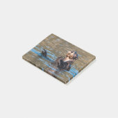 Sunny Sea Otter Post-it Klebezettel (angewinkelt)