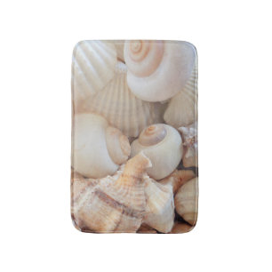 Sunny Seashells Bath Mat Summer Beach Exotische Mu Badematte