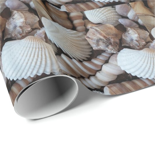 Sunny Seashells Collection Natursommer Geschenkpapier (Rolleneckpunkt)