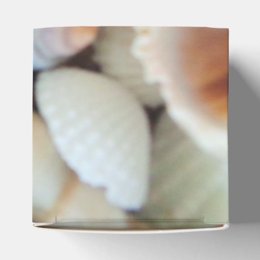 Sunny Seashells Gefälligkeitsbox, Summer Beach Wed Geschenkschachtel (Oben)