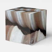 Sunny Seashells Gefälligkeitsbox, Summer Beach Wed Geschenkschachtel (Rückseite)