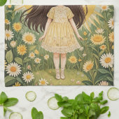 Sunny Serenade Personalisiert Geschirrtuch (Gefaltet)