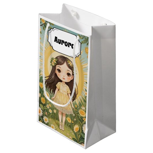 Sunny Serenade Personalisiert Kleine Geschenktüte (Vorderseite Schrägansicht)