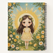 Sunny Serenade Personalisiert Notizblock (Rückseite)