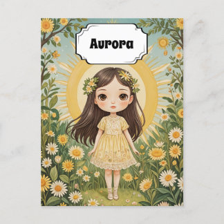 Sunny Serenade Personalisiert Postkarte