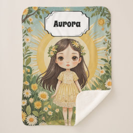 Sunny Serenade Personalisiert Sherpadecke