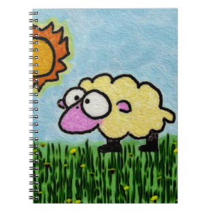 Sunny Sheep Notizblock