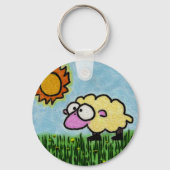 Sunny Sheep Schlüsselanhänger (Vorderseite)