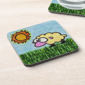 Sunny Sheep Untersetzer (Linke Seite)