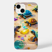 "Sunny Shore Friends" Case-Mate iPhone Hülle (Rückseite)