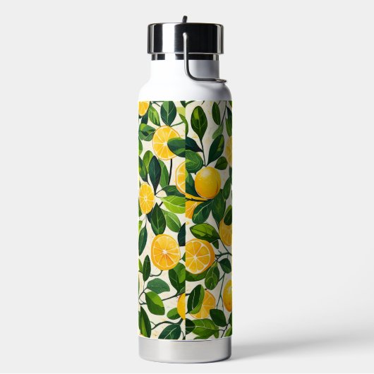 "Sunny Sips Lemon Keramik Thermos" Trinkflasche (Links)