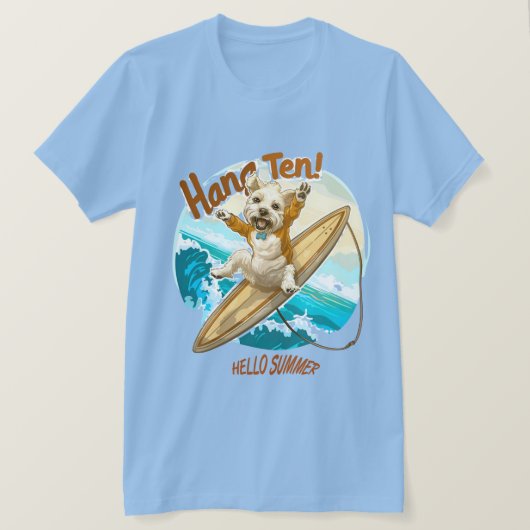 Sunny Skater Pup T-Shirt (Design vorne)