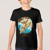 Sunny Skater Pup Tri-Blend Shirt (Vorderseite)