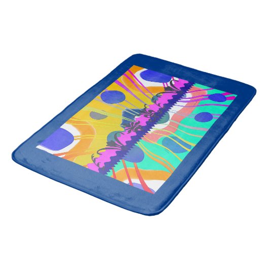 Sunny Sky Badematte (Schrägansicht)