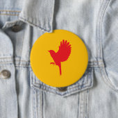 Sunny Sky Bird Buttons - Gelbe Silhouette (Beispiel)