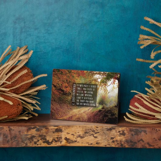 Sunny Smile Fotoplatte (Seite)