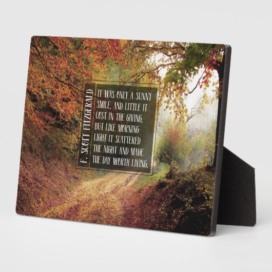 Sunny Smile Fotoplatte (Seite)