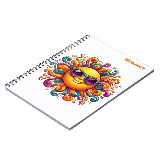 Sunny Smile Notizblock (Linke Seite)