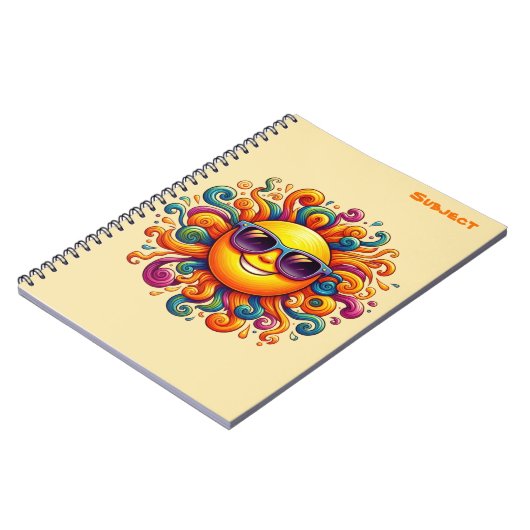 Sunny Smile Notizblock (Linke Seite)